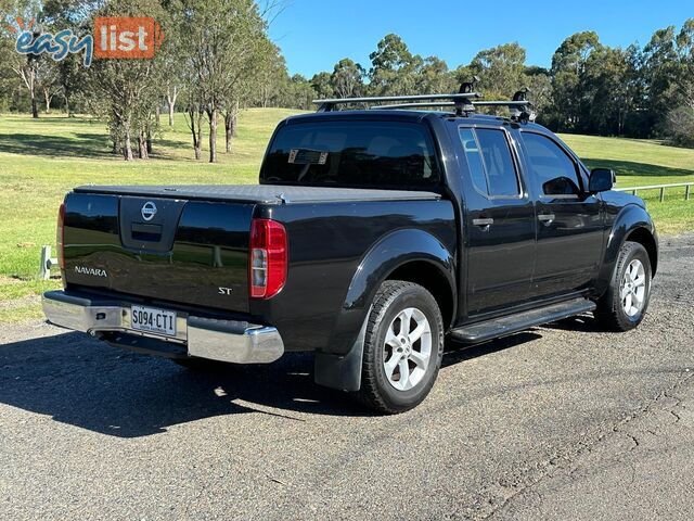 2013 NISSAN NAVARA ST (4x4) D40 MY12 DUAL CAB P/UP