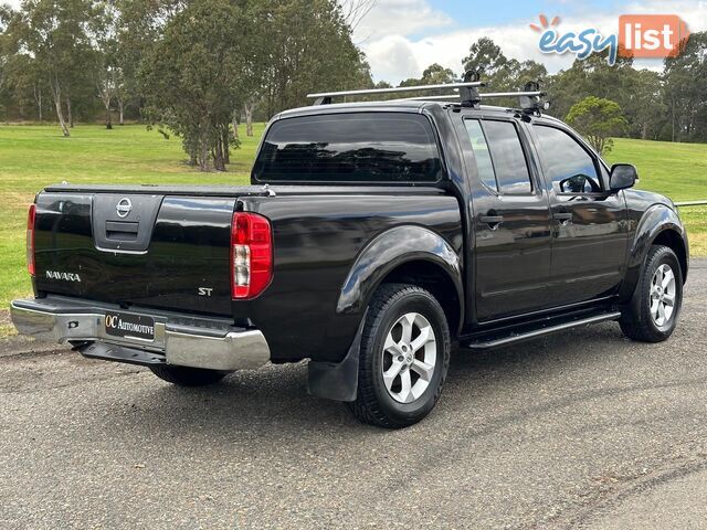 2013 NISSAN NAVARA ST (4x4) D40 MY12 DUAL CAB P/UP