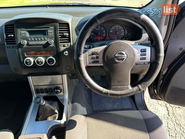 2013 NISSAN NAVARA ST (4x4) D40 MY12 DUAL CAB P/UP