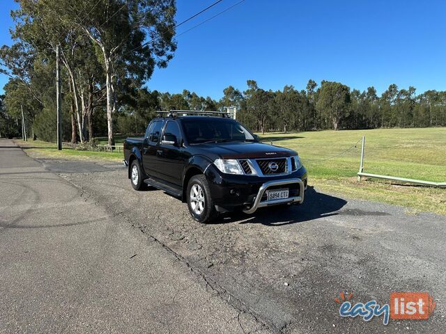 2013 NISSAN NAVARA ST (4x4) D40 MY12 DUAL CAB P/UP