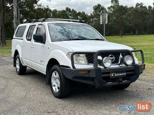 2009 NISSAN NAVARA RX (4x4) D40 DUAL CAB P/UP