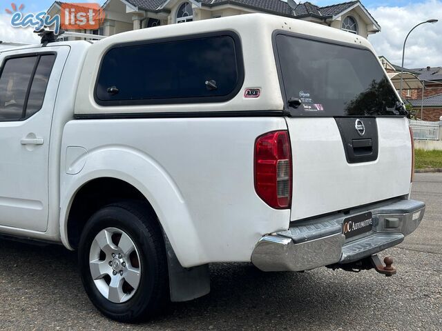 2009 NISSAN NAVARA RX (4x4) D40 DUAL CAB P/UP