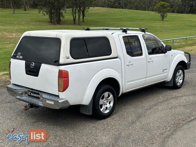 2009 NISSAN NAVARA RX (4x4) D40 DUAL CAB P/UP