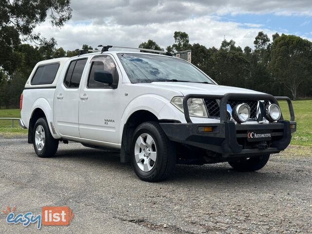 2009 NISSAN NAVARA RX (4x4) D40 DUAL CAB P/UP