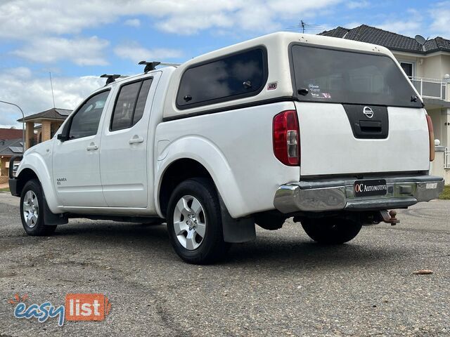 2009 NISSAN NAVARA RX (4x4) D40 DUAL CAB P/UP