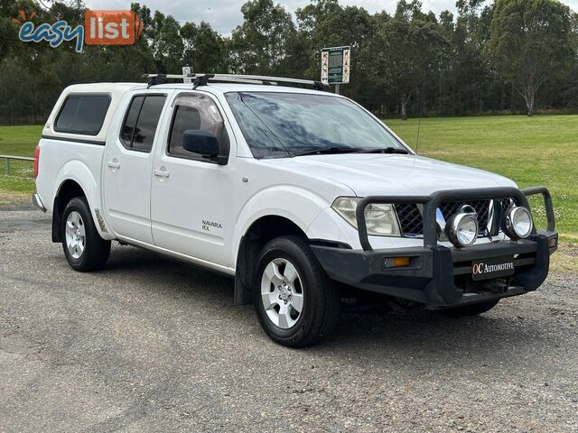 2009 NISSAN NAVARA RX (4x4) D40 DUAL CAB P/UP