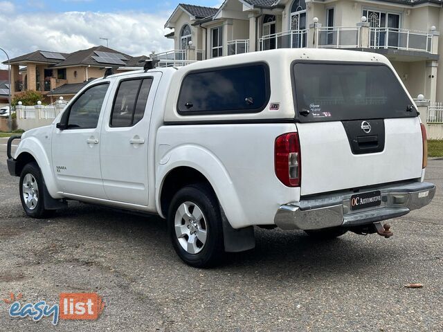 2009 NISSAN NAVARA RX (4x4) D40 DUAL CAB P/UP