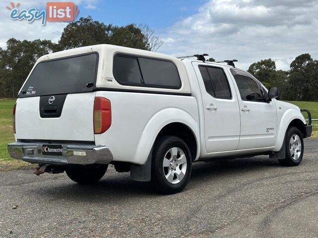 2009 NISSAN NAVARA RX (4x4) D40 DUAL CAB P/UP