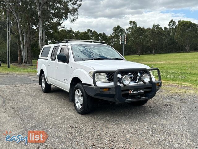 2009 NISSAN NAVARA RX (4x4) D40 DUAL CAB P/UP