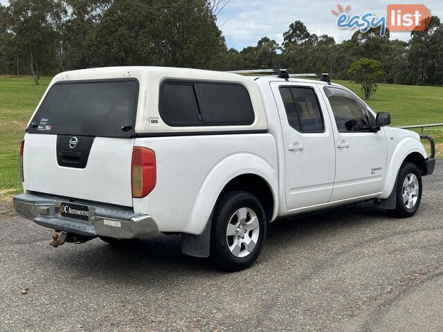 2009 NISSAN NAVARA RX (4x4) D40 DUAL CAB P/UP