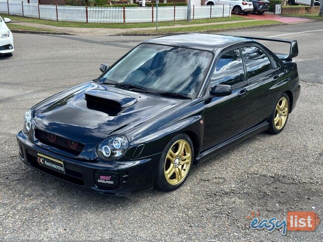 2002 SUBARU IMPREZA WRX (AWD) MY03 4D SEDAN