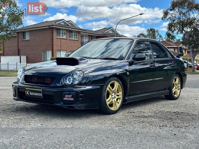 2002 SUBARU IMPREZA WRX (AWD) MY03 4D SEDAN