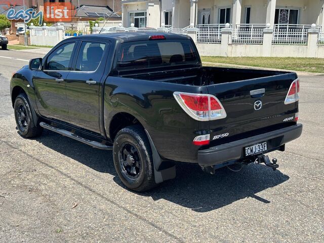 2012 MAZDA BT-50 XT (4x4)  DUAL CAB UTILITY