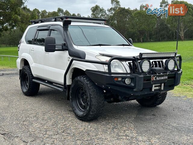 2008 TOYOTA LANDCRUISER PRADO GXL (4x4) KDJ120R 07 UPGRADE 4D WAGON