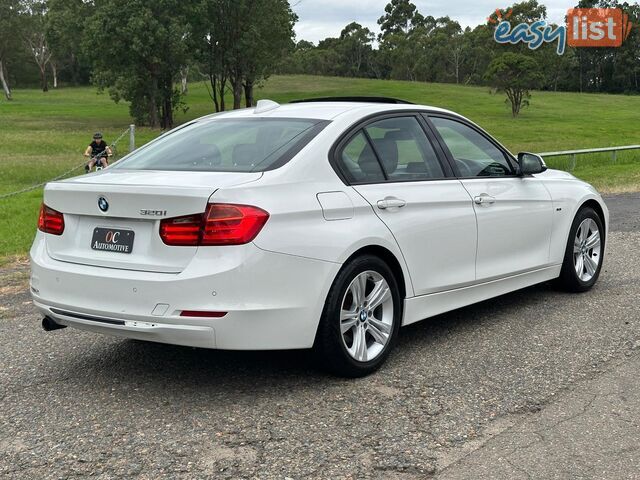 2012 BMW 3 20i LUXURY LINE F30 4D SEDAN