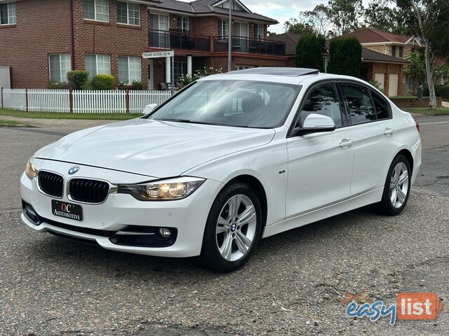 2012 BMW 3 20i LUXURY LINE F30 4D SEDAN