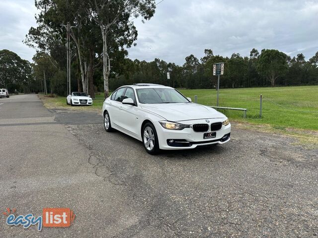 2012 BMW 3 20i LUXURY LINE F30 4D SEDAN