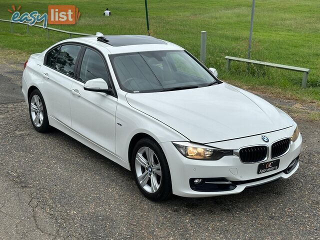 2012 BMW 3 20i LUXURY LINE F30 4D SEDAN