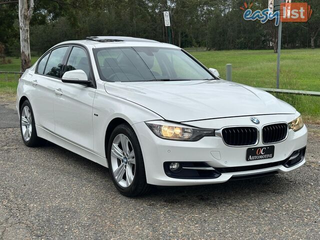 2012 BMW 3 20i LUXURY LINE F30 4D SEDAN