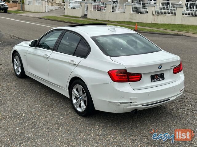 2012 BMW 3 20i LUXURY LINE F30 4D SEDAN