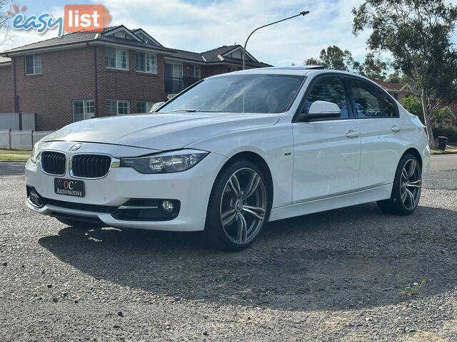 2012 BMW 3 20i LUXURY LINE F30 4D SEDAN
