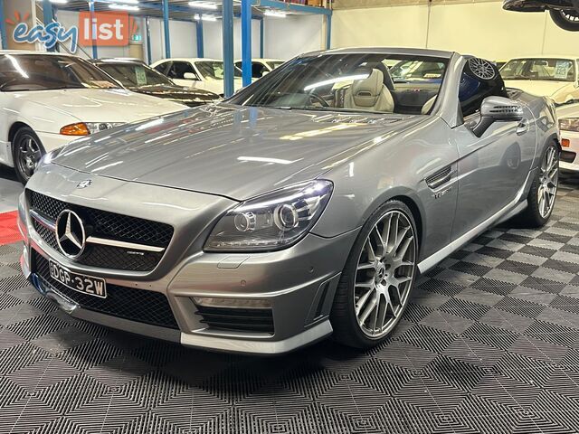 2012 MERCEDES-BENZ SLK 55 AMG R172 2D CONVERTIBLE