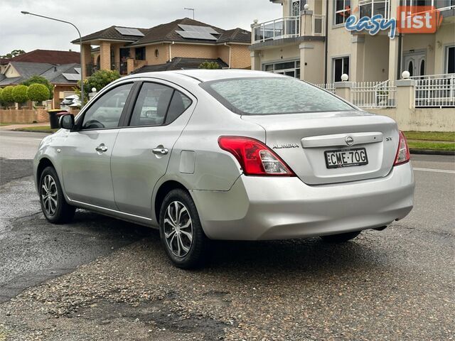 2012 NISSAN ALMERA Ti N17 4D SEDAN