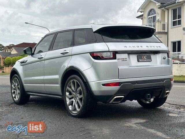 2016 RANGE ROVER EVOQUE Td4 180 HSE LV MY16 5D WAGON