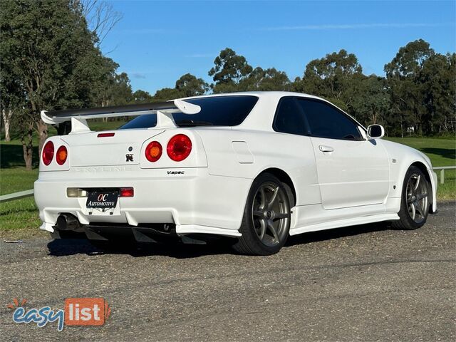1999 NISSAN SKYLINE GT-R V-Spec R34 Coupe