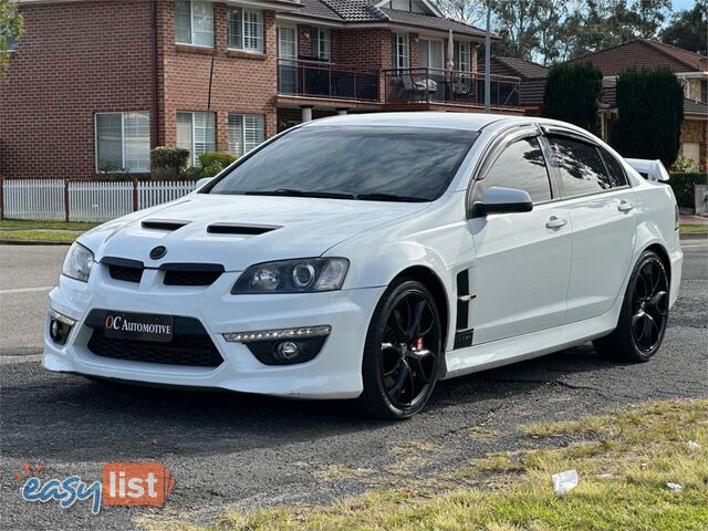 2009 HSV CLUBSPORT R8 E SERIES MY08 UPGRADE 4D SEDAN