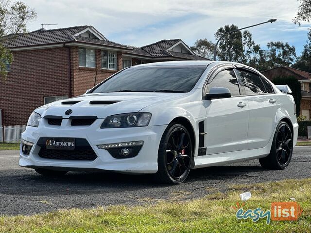 2009 HSV CLUBSPORT R8 E SERIES MY08 UPGRADE 4D SEDAN