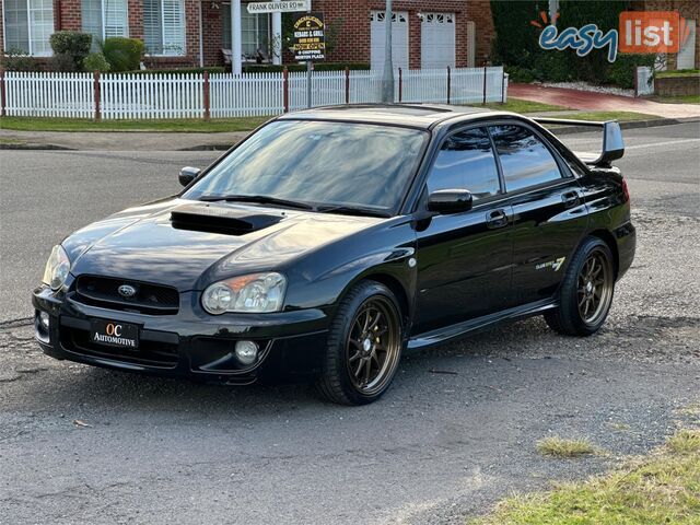 2004 SUBARU IMPREZA WRX CLUB SPEC EVO 7 MY04 4D SEDAN