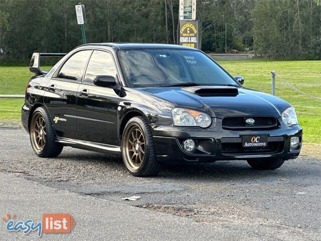 2004 SUBARU IMPREZA WRX CLUB SPEC EVO 7 MY04 4D SEDAN