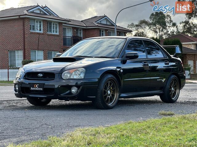 2004 SUBARU IMPREZA WRX CLUB SPEC EVO 7 MY04 4D SEDAN