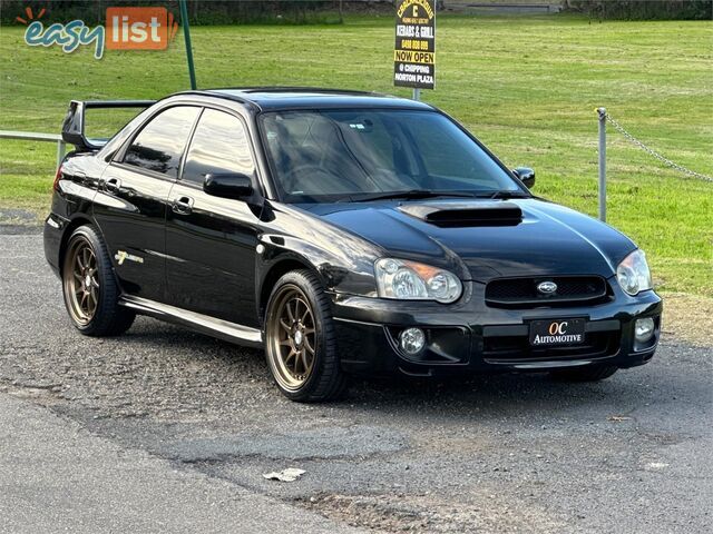 2004 SUBARU IMPREZA WRX CLUB SPEC EVO 7 MY04 4D SEDAN