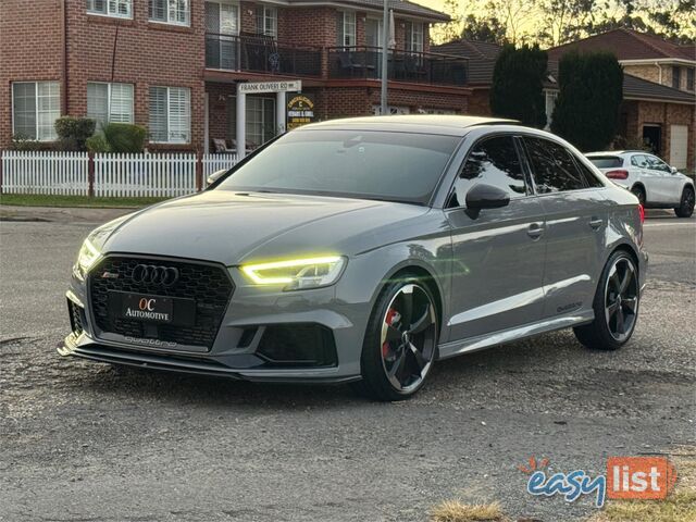 2018 AUDI RS 3 QUATTRO 8V MY18 4D SEDAN