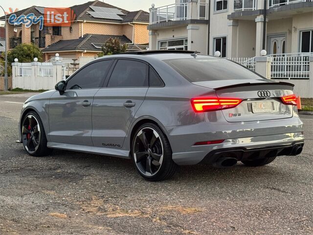 2018 AUDI RS 3 QUATTRO 8V MY18 4D SEDAN