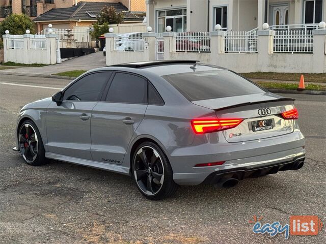 2018 AUDI RS 3 QUATTRO 8V MY18 4D SEDAN