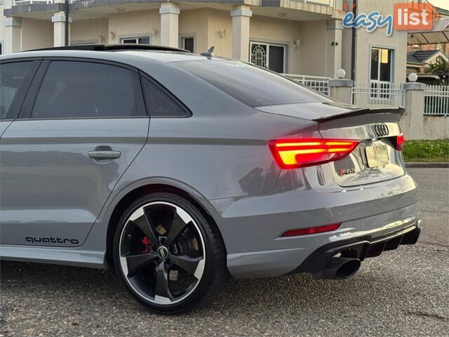 2018 AUDI RS 3 QUATTRO 8V MY18 4D SEDAN