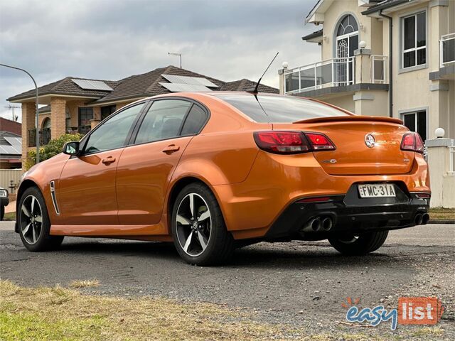 2017 HOLDEN COMMODORE SV6 VF II MY17 4D SEDAN