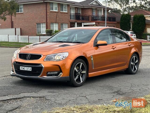 2017 HOLDEN COMMODORE SV6 VF II MY17 4D SEDAN