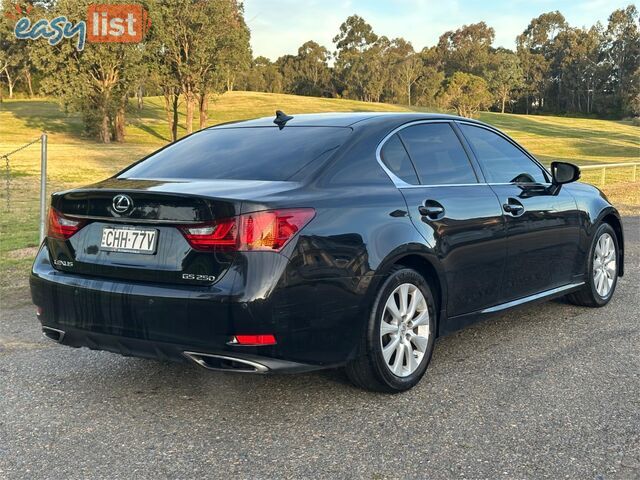 2012 LEXUS GS250 LUXURY GRL11R 4D SEDAN