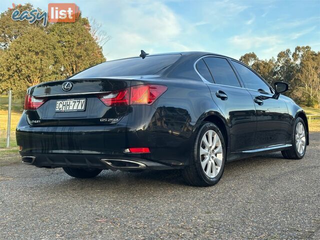 2012 LEXUS GS250 LUXURY GRL11R 4D SEDAN