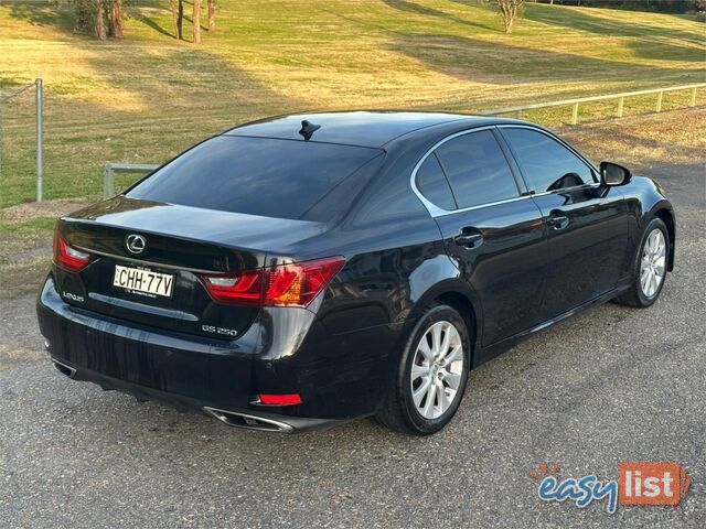 2012 LEXUS GS250 LUXURY GRL11R 4D SEDAN