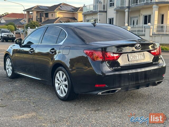 2012 LEXUS GS250 LUXURY GRL11R 4D SEDAN