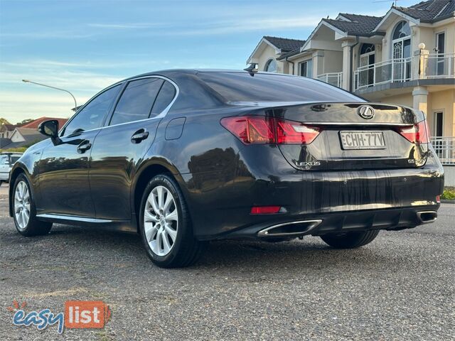 2012 LEXUS GS250 LUXURY GRL11R 4D SEDAN