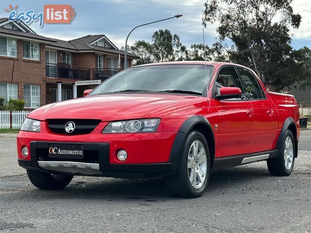 2004 HOLDEN CREWMAN CROSS 8 VYII CREW CAB UTILITY
