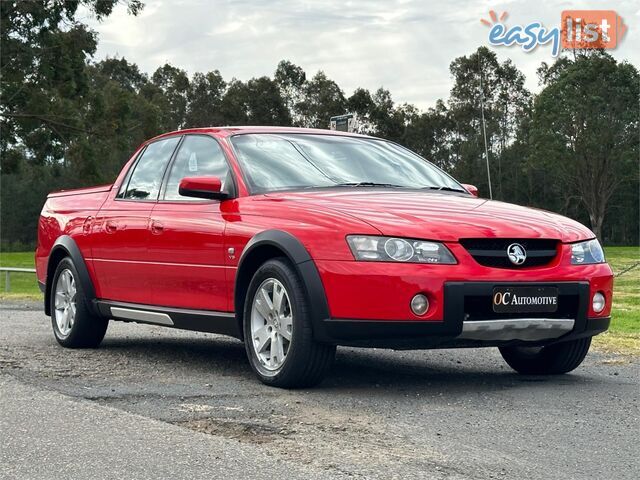 2004 HOLDEN CREWMAN CROSS 8 VYII CREW CAB UTILITY