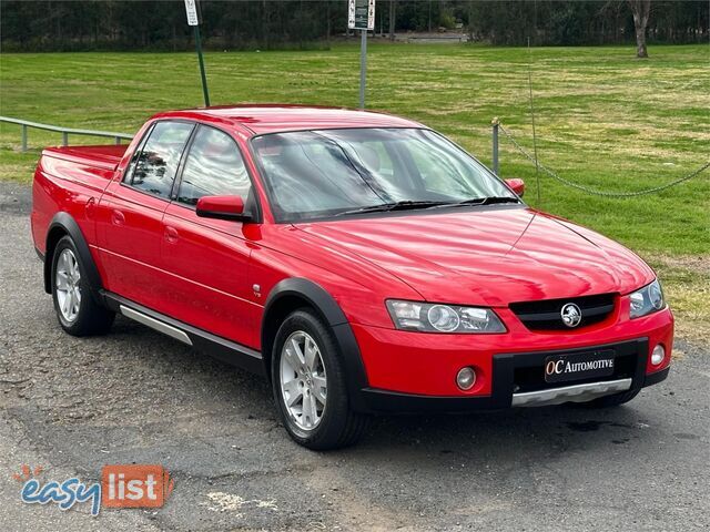 2004 HOLDEN CREWMAN CROSS 8 VYII CREW CAB UTILITY