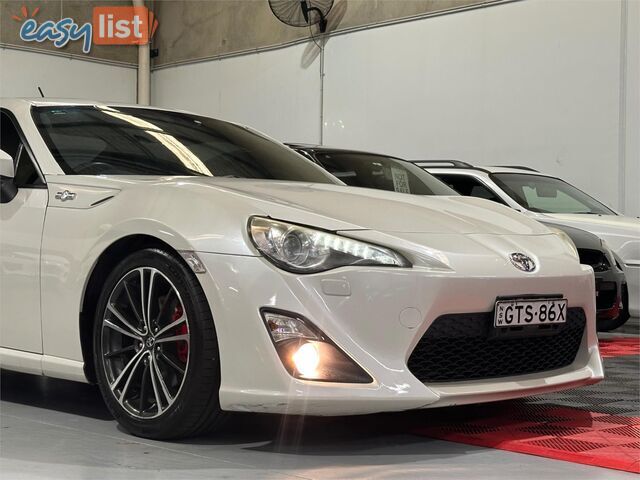 2012 TOYOTA 86 GTS ZN6 2D COUPE